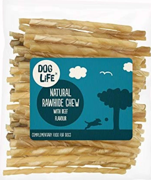 James And Steel Rawhide Twists 100 Pack 5" 9/10mm 3 James And Steel Rawhide Twists 100 Pack 5" 9/10mm