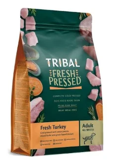 New Products -PawPal Shop 0004861 tribal adult turkey dry dog food 12kg
