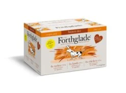 Forthglade Dog - Adult Complete Brown Rice Chicken, Lamb & Turkey Multi Pack 12x395g Pouches