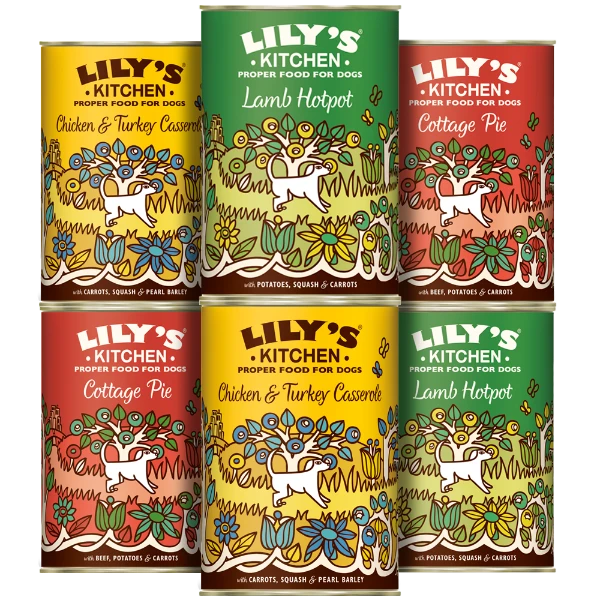 Lily's Kitchen Dog Classic Multipack 6 X 400g 3 Lily's Kitchen Dog Classic Multipack 6 X 400g