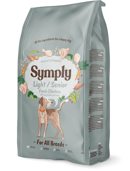Symply Dog - Adult Light / Senior Chicken 12kg 3 Symply Dog - Adult Light / Senior Chicken 12kg