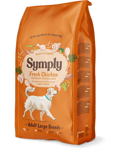 Symply Dog - Adult Large Breed Chicken 2kg 3 Symply Dog - Adult Large Breed Chicken 2kg