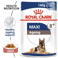 Royal Canin Dog - Pouch Box Maxi Ageing 10x140g -PawPal Shop 0021208 royal canin dog pouch box maxi ageing 10x140g