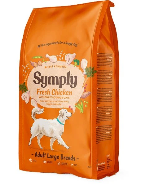 Symply Dog - Adult Large Breed Chicken 12kg 2 Symply Dog - Adult Large Breed Chicken 12kg