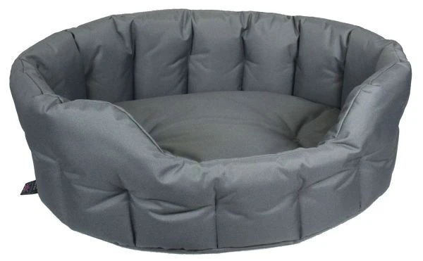 P & L Oval Waterproof Softee Bed Grey 6 3 P & L Oval Waterproof Softee Bed Grey 6