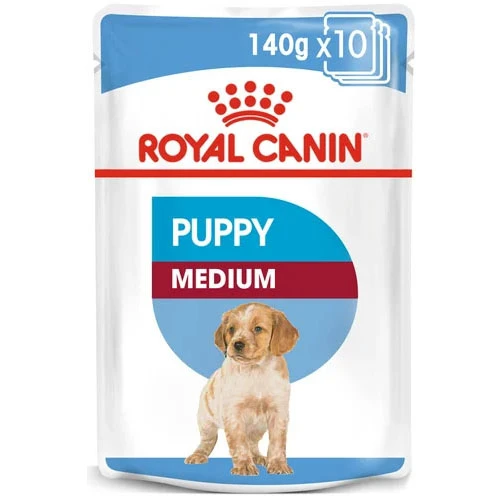 Royal Canin Dog - Pouch Box Medium Puppy 10x140g 3 Royal Canin Dog - Pouch Box Medium Puppy 10x140g