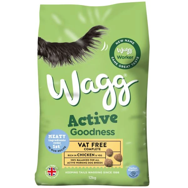 Wagg Active Goodness Chicken & Veg 12kg 3 Wagg Active Goodness Chicken & Veg 12kg