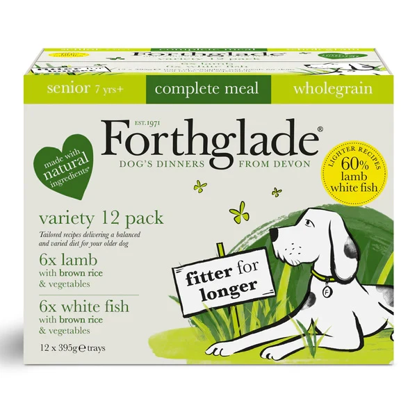 Forthglade Dog - Senior Complete Wholegrain Variety 12x395g 3 Forthglade Dog - Senior Complete Wholegrain Variety 12x395g